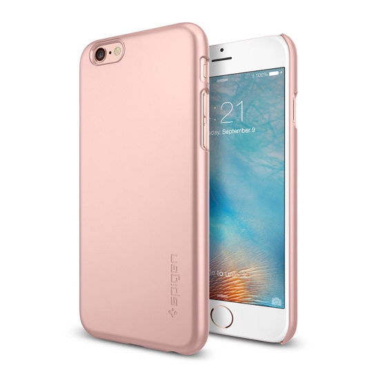 Чехол SGP Case Thin Fit Series Rose Gold for iPhone 6/6S* - цена, характеристики, отзывы, рассрочка, фото 1