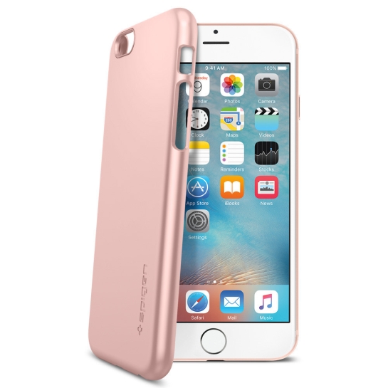 Чехол SGP Case Thin Fit Series Rose Gold for iPhone 6/6S* - цена, характеристики, отзывы, рассрочка, фото 2