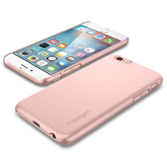 Чехол SGP Case Thin Fit Series Rose Gold for iPhone 6/6S* - цена, характеристики, отзывы, рассрочка, фото 7