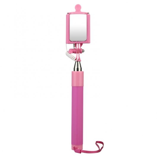 Палка для селфи Baseus Fasion Selfie Series with Bluetooth/Aux Pink * - цена, характеристики, отзывы, рассрочка, фото 2