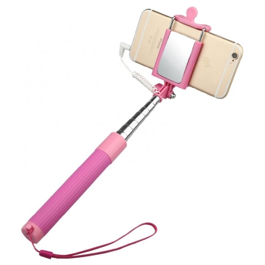 Палиця для селфі Baseus Fasion Selfie Series with Bluetooth/Aux Pink * - ціна, характеристики, відгуки, розстрочка, фото 3
