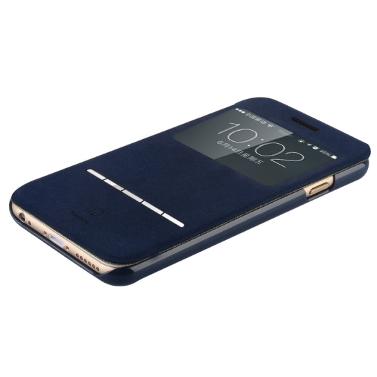 Чехол Baseus Terse Leather Case for iPhone 6/6S Blue - цена, характеристики, отзывы, рассрочка, фото 2