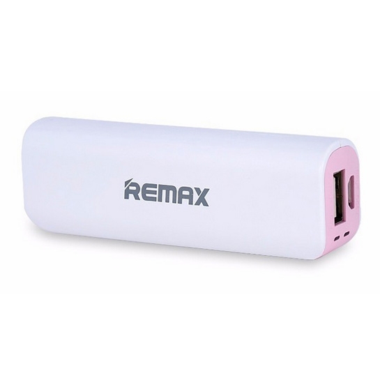 Зовнішній акумулятор Remax Power Box Mini White 2600 mAh Pink* - ціна, характеристики, відгуки, розстрочка, фото 1