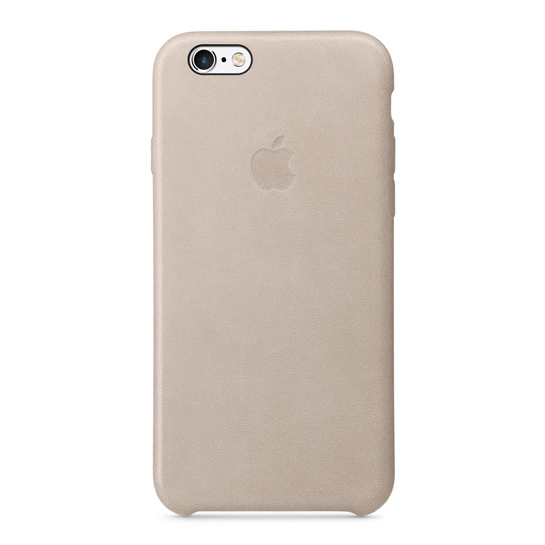Чехол Apple Leather Case for iPhone 6/6S Rose Gray*