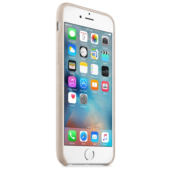 Чехол Apple Leather Case for iPhone 6/6S Rose Gray* - цена, характеристики, отзывы, рассрочка, фото 6