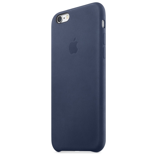 Чехол Apple Leather Case for iPhone 6/6S Midnight Blue - цена, характеристики, отзывы, рассрочка, фото 7