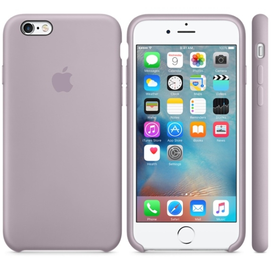 Чохол Apple Silicone Case for iPhone 6/6S Lavander - ціна, характеристики, відгуки, розстрочка, фото 2