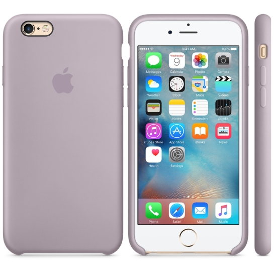 Чохол Apple Silicone Case for iPhone 6/6S Lavander - ціна, характеристики, відгуки, розстрочка, фото 3
