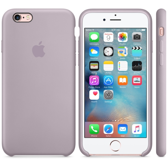 Чохол Apple Silicone Case for iPhone 6/6S Lavander - ціна, характеристики, відгуки, розстрочка, фото 4