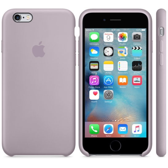 Чохол Apple Silicone Case for iPhone 6/6S Lavander - ціна, характеристики, відгуки, розстрочка, фото 5