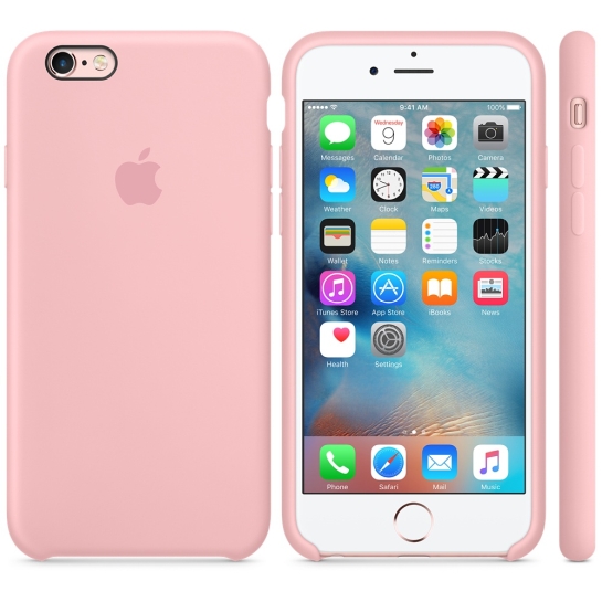 Чохол Apple Silicone Case for iPhone 6/6S Pink - ціна, характеристики, відгуки, розстрочка, фото 3