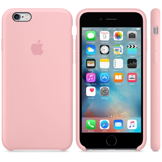 Чохол Apple Silicone Case for iPhone 6/6S Pink - ціна, характеристики, відгуки, розстрочка, фото 5