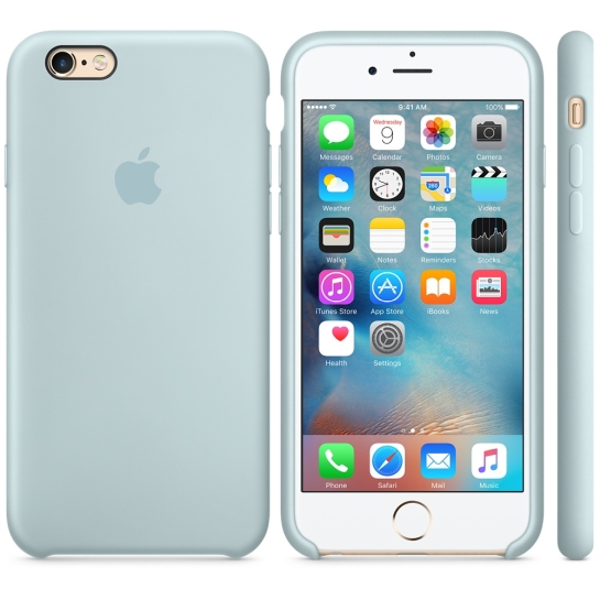 Чохол Apple Silicone Case for iPhone 6/6S Turquoise - ціна, характеристики, відгуки, розстрочка, фото 2