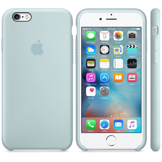 Чохол Apple Silicone Case for iPhone 6/6S Turquoise - ціна, характеристики, відгуки, розстрочка, фото 4