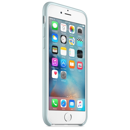 Чехол Apple Silicone Case for iPhone 6/6S Turquoise - цена, характеристики, отзывы, рассрочка, фото 7