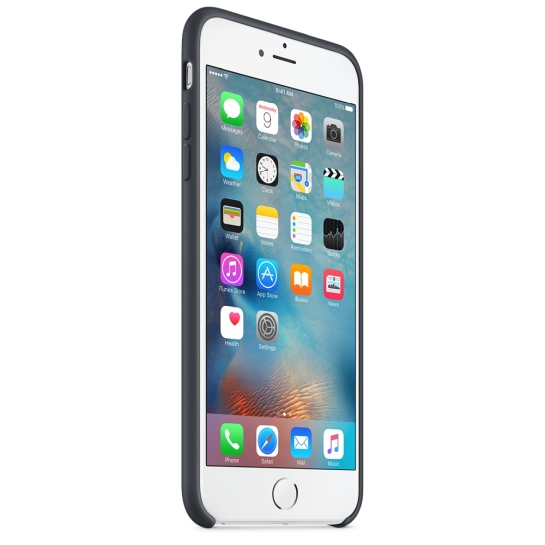 Чехол Apple Silicone Case for iPhone 6 Plus/6S Plus Charcoal Gray - цена, характеристики, отзывы, рассрочка, фото 7