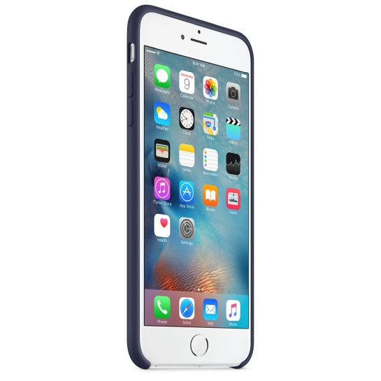 Чохол Apple Silicone Case for iPhone 6 Plus/6S Plus Midnight Blue* - ціна, характеристики, відгуки, розстрочка, фото 7