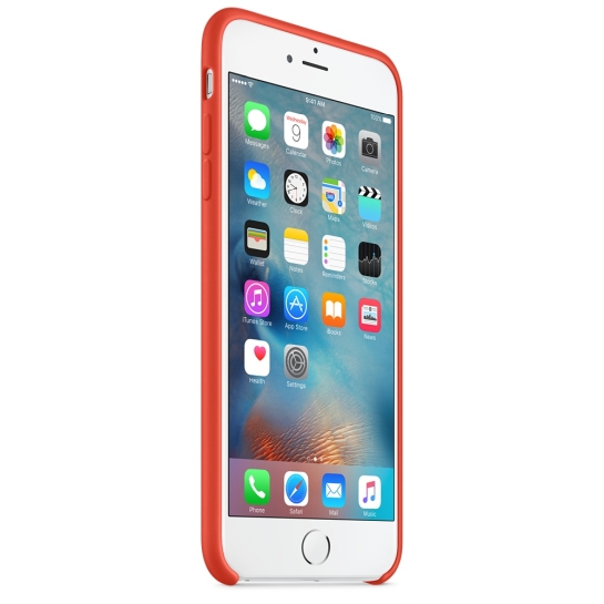 Чохол Apple Silicone Case for iPhone 6 Plus/6S Plus Orange - ціна, характеристики, відгуки, розстрочка, фото 7