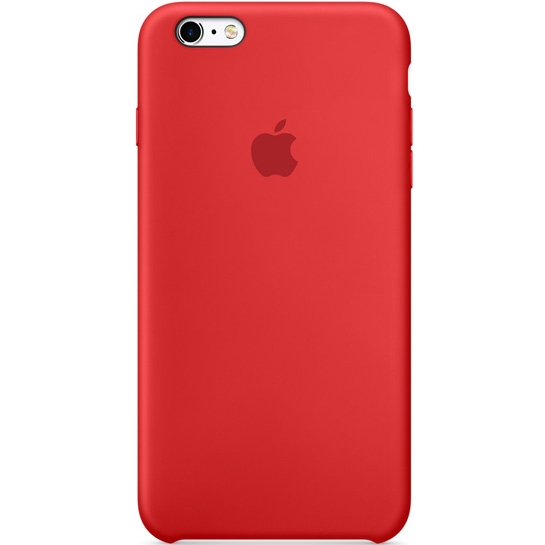 Чехол Apple Silicone Case for iPhone 6 Plus/6S Plus Red - цена, характеристики, отзывы, рассрочка, фото 1