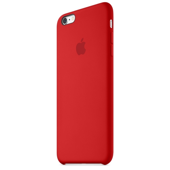 Чохол Apple Silicone Case for iPhone 6 Plus/6S Plus Red - ціна, характеристики, відгуки, розстрочка, фото 6