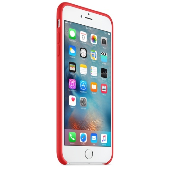 Чохол Apple Silicone Case for iPhone 6 Plus/6S Plus Red - ціна, характеристики, відгуки, розстрочка, фото 7