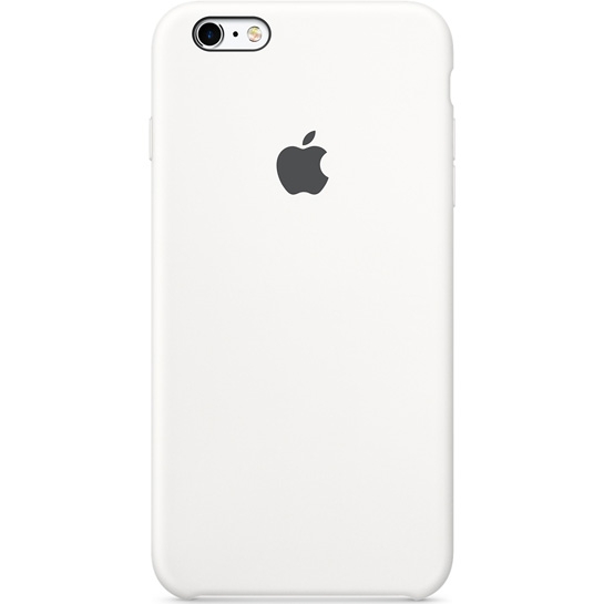 Чехол Apple Silicone Case for iPhone 6 Plus/6S Plus White - цена, характеристики, отзывы, рассрочка, фото 1