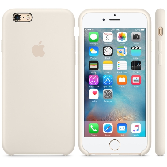 Чехол Apple Silicone Case for iPhone 6 Plus/6S Plus White - цена, характеристики, отзывы, рассрочка, фото 2