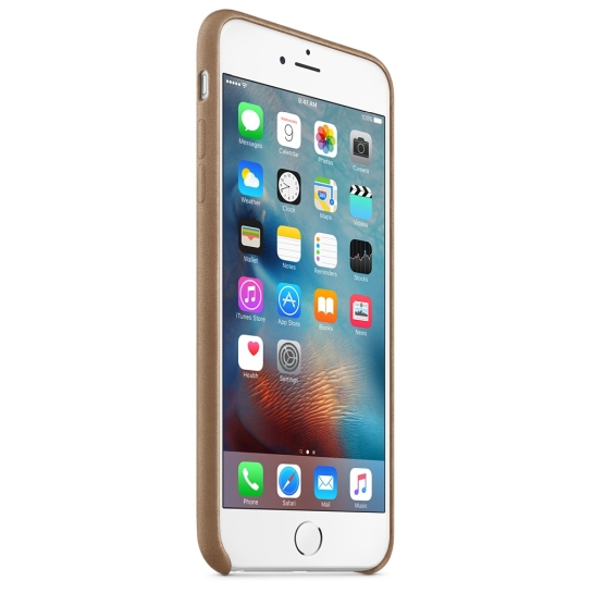 Чохол Apple Leather Case for iPhone 6 Plus/6S Plus Brown - ціна, характеристики, відгуки, розстрочка, фото 6