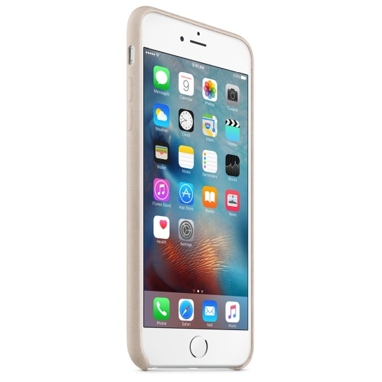 Чехол Apple Leather Case for iPhone 6 Plus/6S Plus Rose Gray - цена, характеристики, отзывы, рассрочка, фото 6