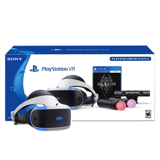 Окуляри віртуальної реальності Sony PlayStation VR + Camera + Move Twin Pack + VR Skyrim - ціна, характеристики, відгуки, розстрочка, фото 1