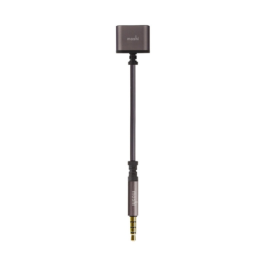 Кабель Moshi 3.5 mm Audio Jack Splitter Black - ціна, характеристики, відгуки, розстрочка, фото 1