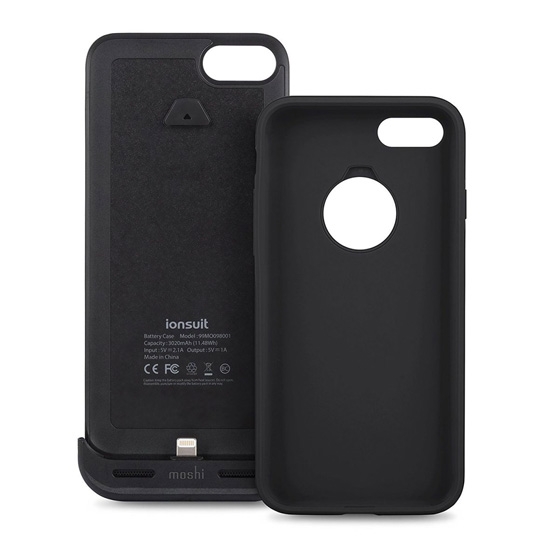 Чехол Moshi IonSuit Battery Case Steel Black 3020 mAh for iPhone 8/7 - цена, характеристики, отзывы, рассрочка, фото 3