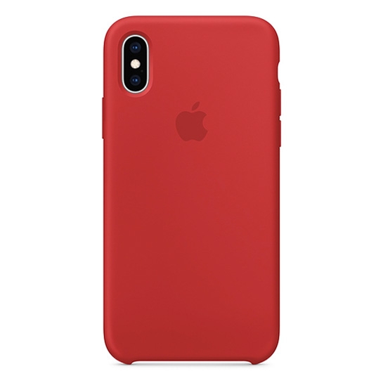 Чохол Apple Silicone Case for iPhone XS (PRODUCT)RED - ціна, характеристики, відгуки, розстрочка, фото 1