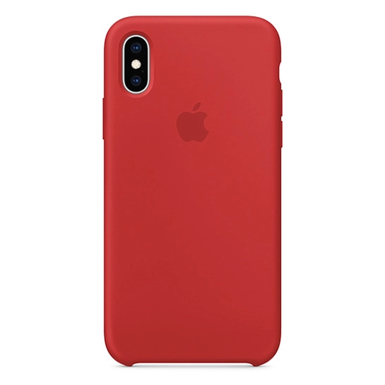 Чохол Apple Silicone Case for iPhone XS (PRODUCT)RED