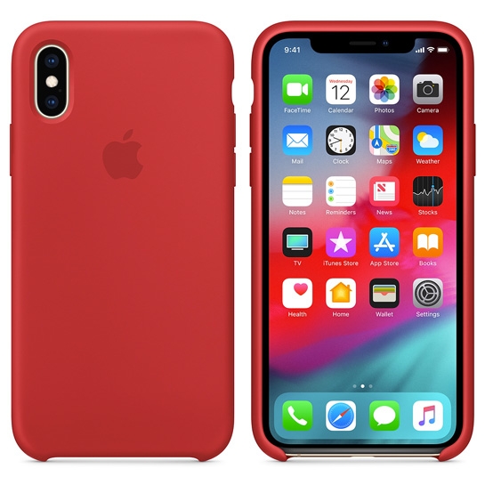 Чохол Apple Silicone Case for iPhone XS (PRODUCT)RED - ціна, характеристики, відгуки, розстрочка, фото 2