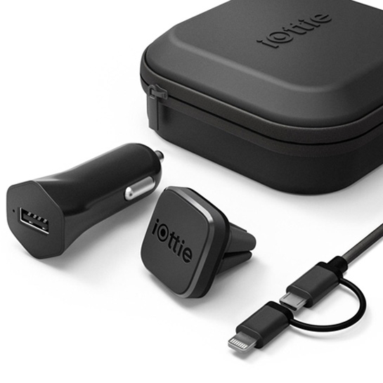 Автомобільний зарядний пристрій iOttie iTap Magnetic Mounting and Charging Travel Kit - цена, характеристики, отзывы, рассрочка, фото 1