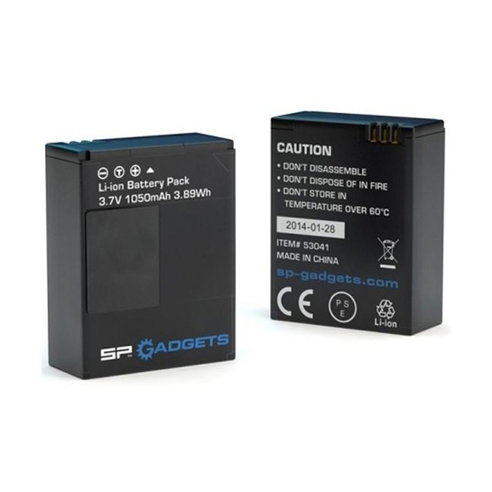 Акумулятор GoPro 2X Battery 3.7V - ціна, характеристики, відгуки, розстрочка, фото 1