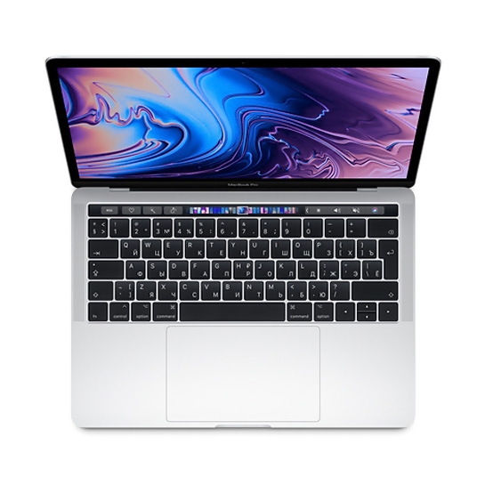 Ноутбук Apple MacBook Pro 13" 256GB Retina 2018, Silver with Touch Bar (Z0V9000QQ) - ціна, характеристики, відгуки, розстрочка, фото 1