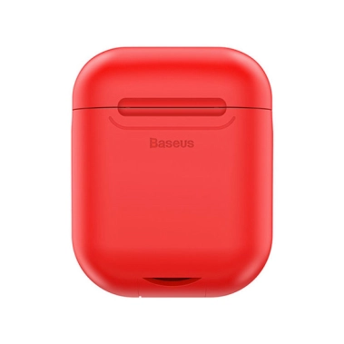 Чехол Baseus Wireless Charge Silicone Case for Apple AirPods Red - цена, характеристики, отзывы, рассрочка, фото 1