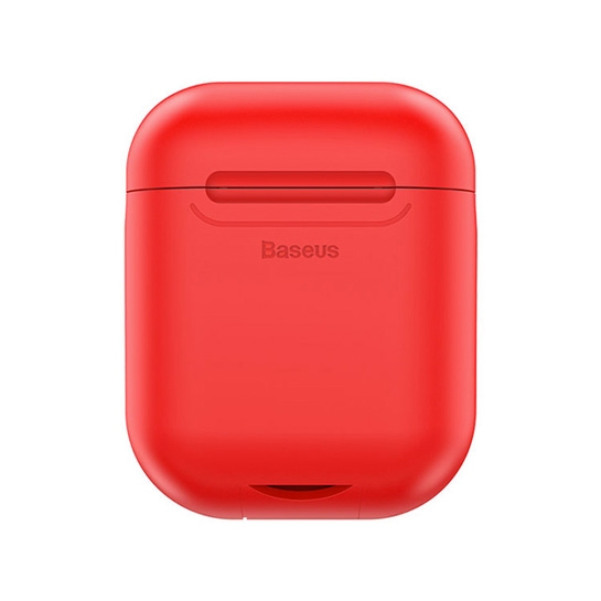 Чохол Baseus Wireless Charge Silicone Case for Apple AirPods Red - ціна, характеристики, відгуки, розстрочка, фото 1