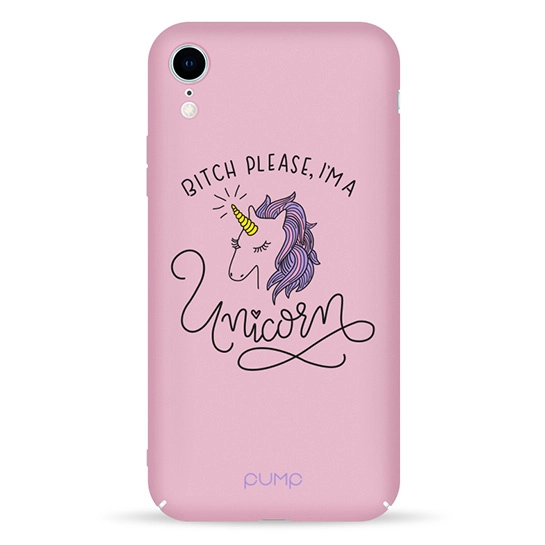 Чехол Pump Tender Touch Case for iPhone XR Unicorns Girl #
