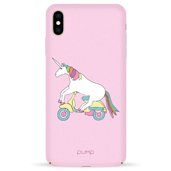 Чохол Pump Tender Touch Case for iPhone XS Max Unicorn Biker #