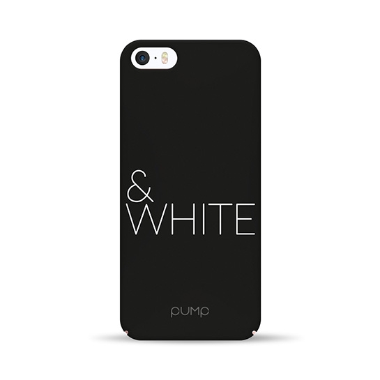 Чохол Pump Tender Touch Case for iPhone 5/5S/SE Black&White # - ціна, характеристики, відгуки, розстрочка, фото 1