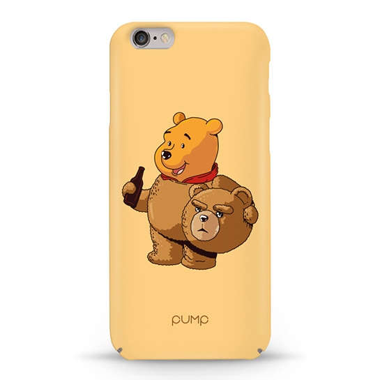 Чехол Pump Tender Touch Case for iPhone 6/6S Ted The Pooh # - цена, характеристики, отзывы, рассрочка, фото 1