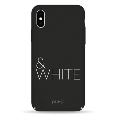 Чехол Pump Tender Touch Case for iPhone X/XS Black&White # - цена, характеристики, отзывы, рассрочка, фото 1