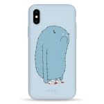 Чехол Pump Tender Touch Case for iPhone X/XS Blue Monster #