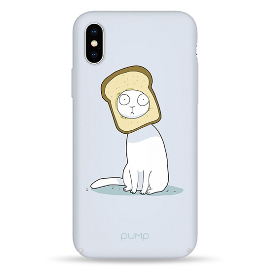 Чехол Pump Tender Touch Case for iPhone X/XS Cat in the Bread # - цена, характеристики, отзывы, рассрочка, фото 1