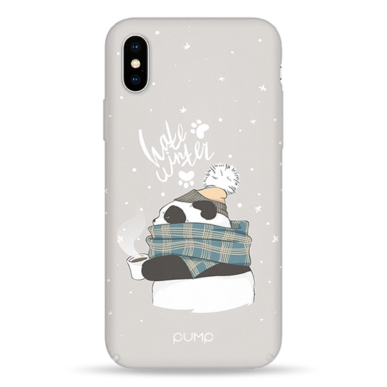 Чехол Pump Tender Touch Case for iPhone X/XS Snow Panda #