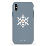 Чехол Pump Tender Touch Case for iPhone X/XS Snowflake #