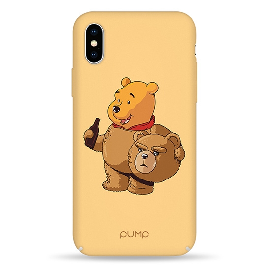Чехол Pump Tender Touch Case for iPhone X/XS Ted The Pooh # - цена, характеристики, отзывы, рассрочка, фото 1
